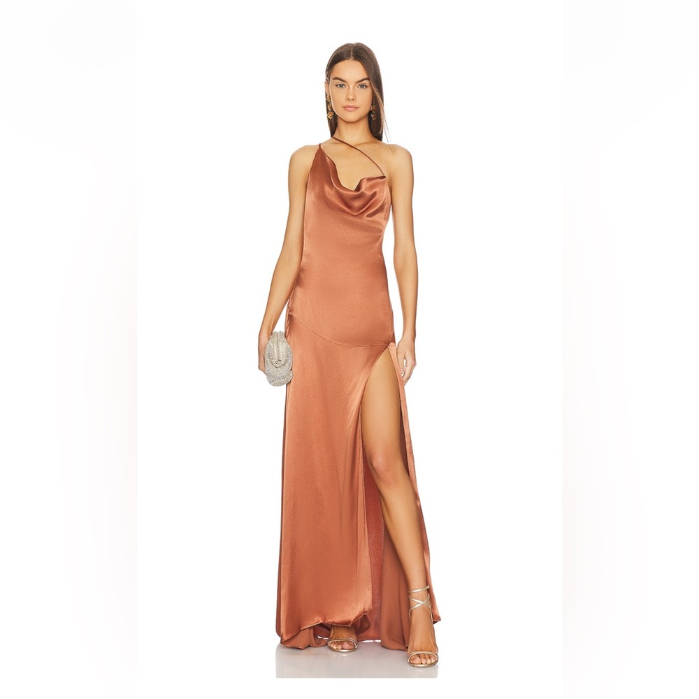 Elliatt Belmont Copper Evening Gown